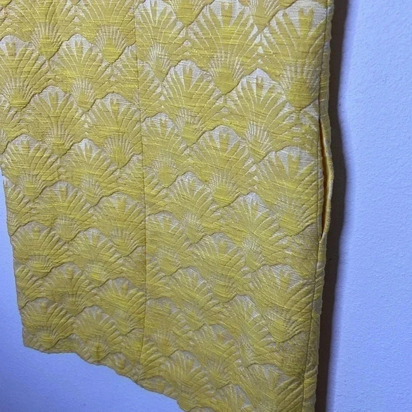 Ca’ Vagan Large bright yellow lined dress and pockets - Picture 3 of 6